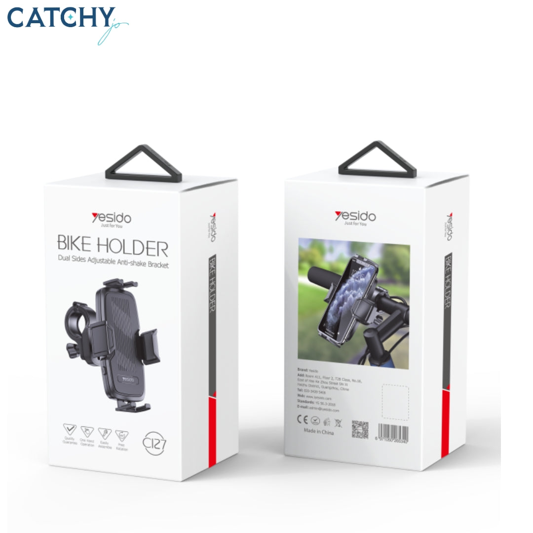 YESIDO C127 Rack Rubber Silicone Bike Phone Holder