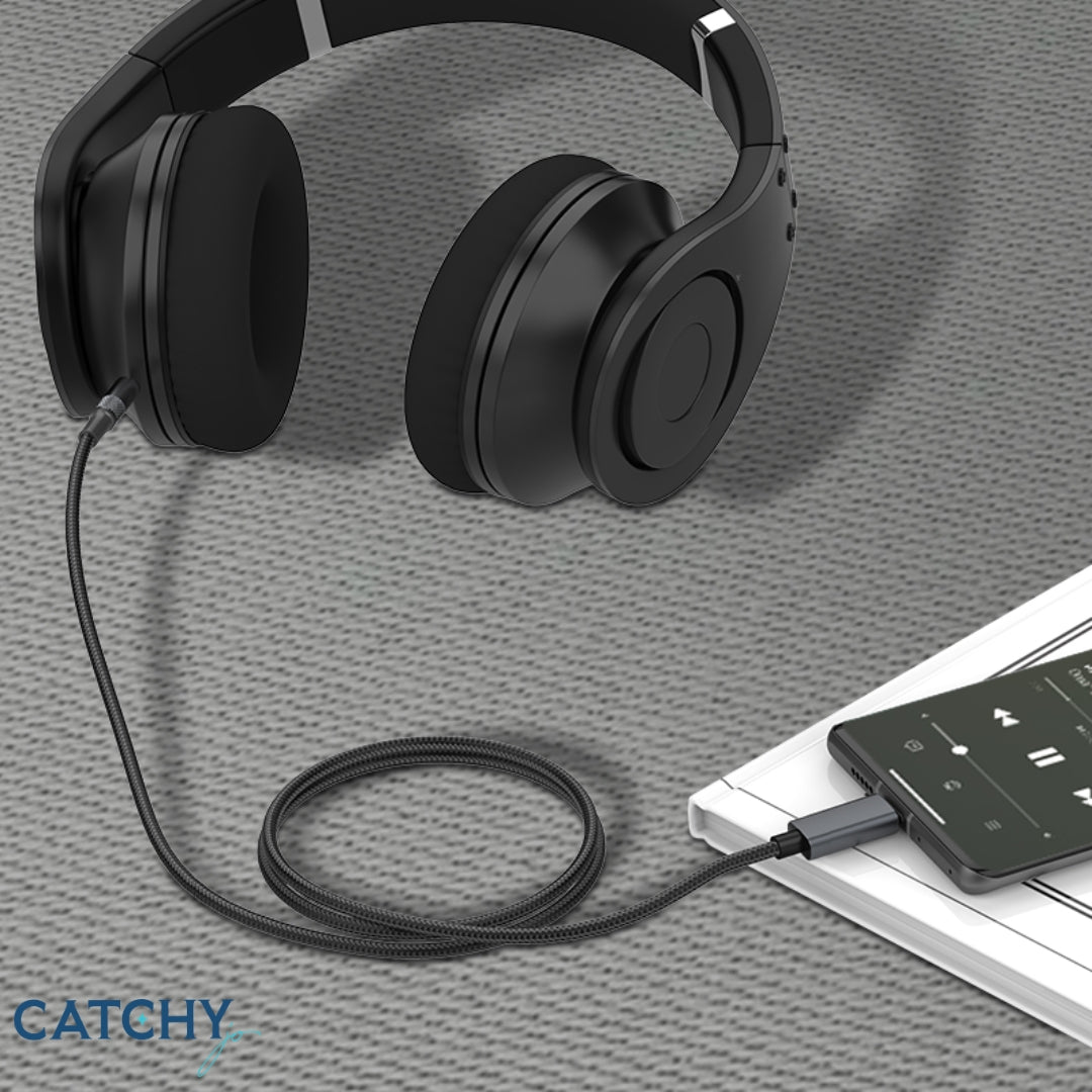 LDNIO LSY82C كابل تمديد صوت للسيارة من 3.5mm إلى Type-C (2M)
