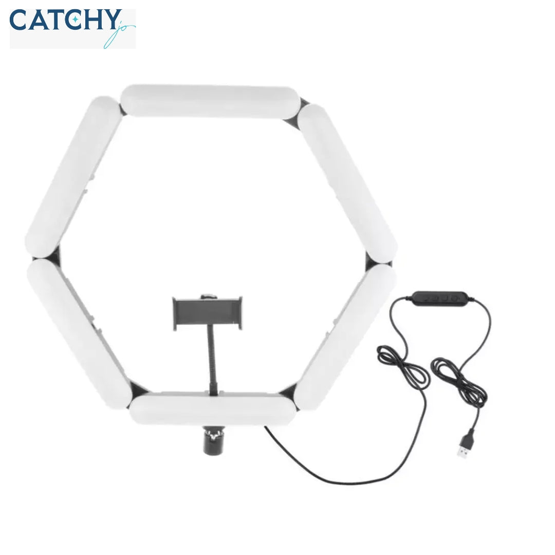V8 RGB LED Foldable Ring Light