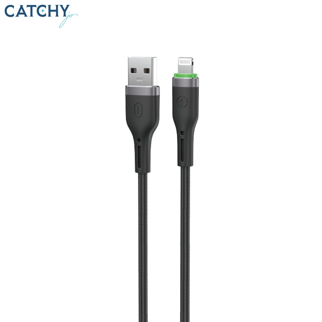 WiWU Wi-C066 Oring Link Series Nylon Braided Cable (12W)