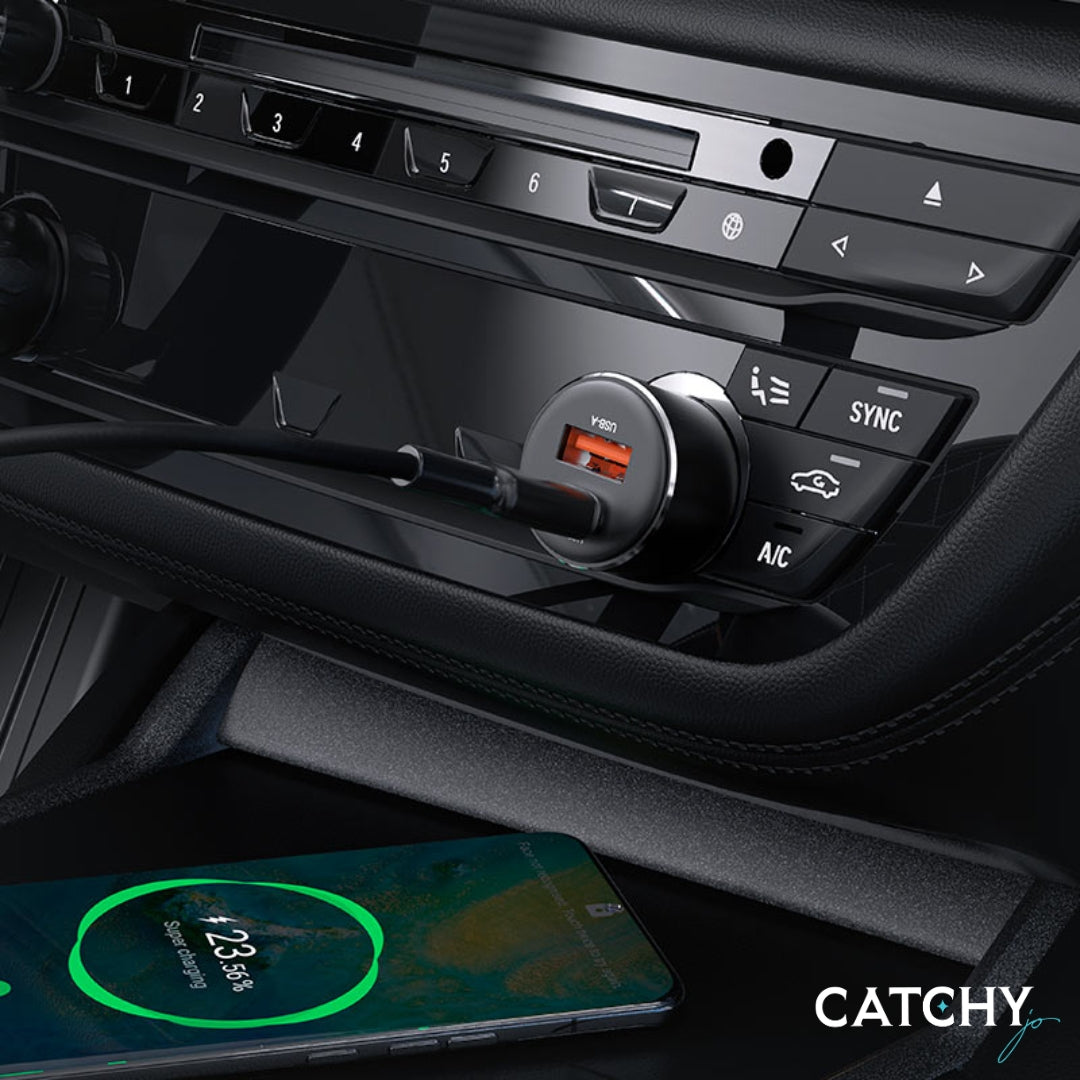 ACEFAST B12 Car Charger USB-C +USB-A (60W)