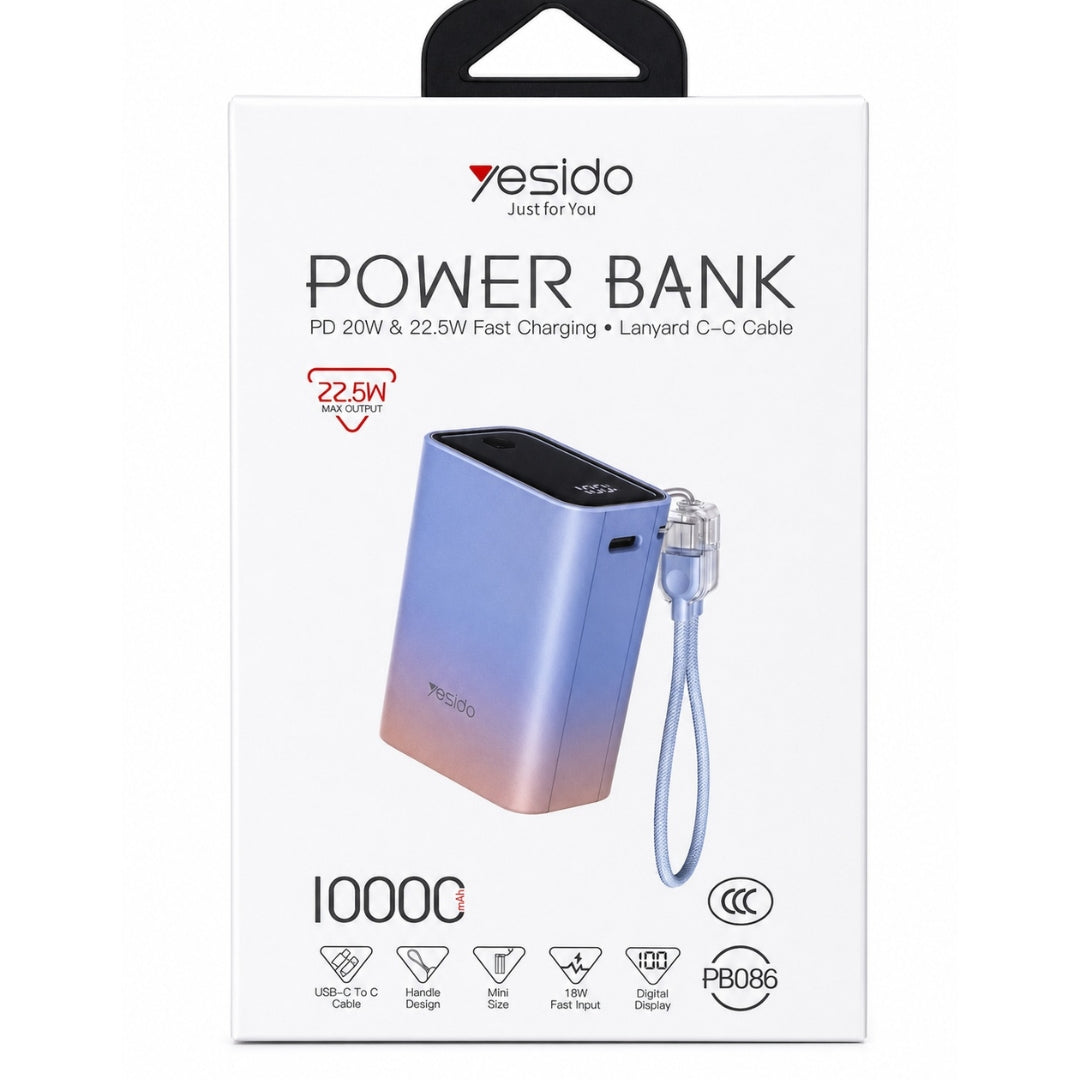 YESIDO PB086 Power Bank (10000mAh)