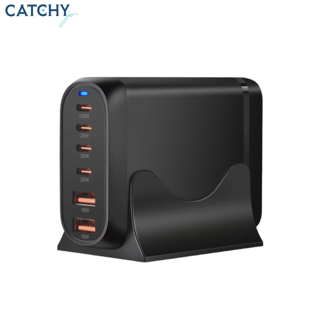 HankPower 6 Port Fast Desk Charger (200W)