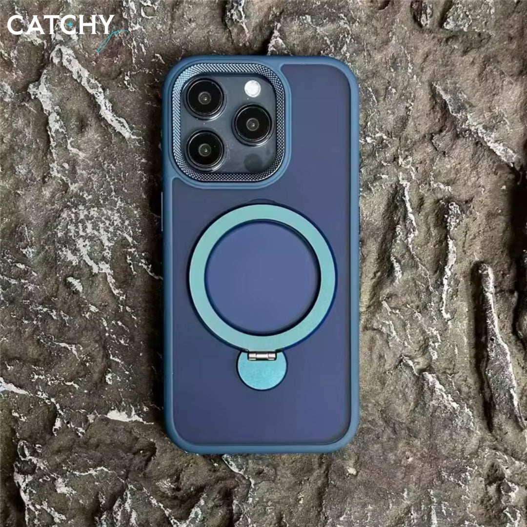 Rotating Holder Magnetic Charging iPhone Case