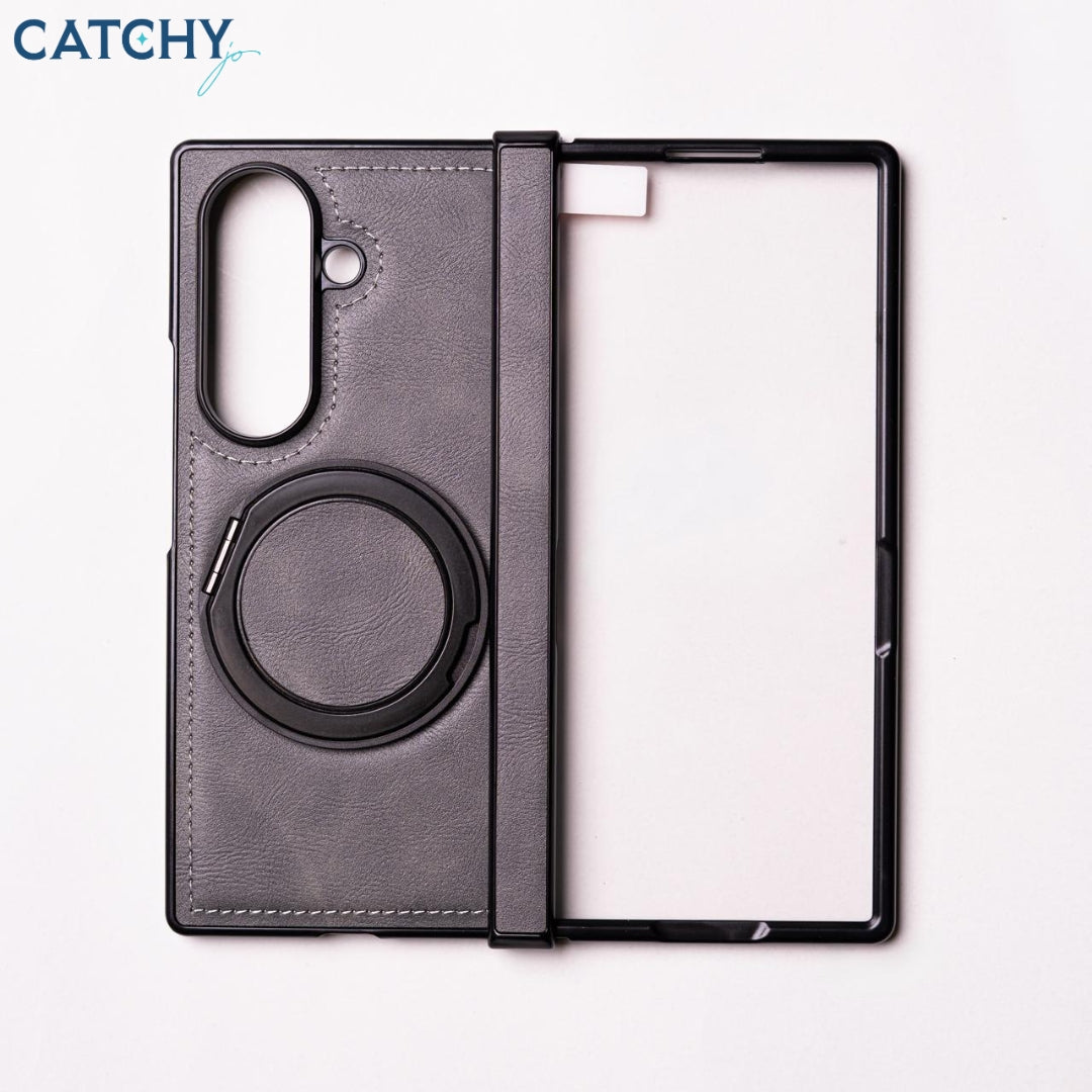 Beunos Samsung Fold Leather Case With 360 Stand