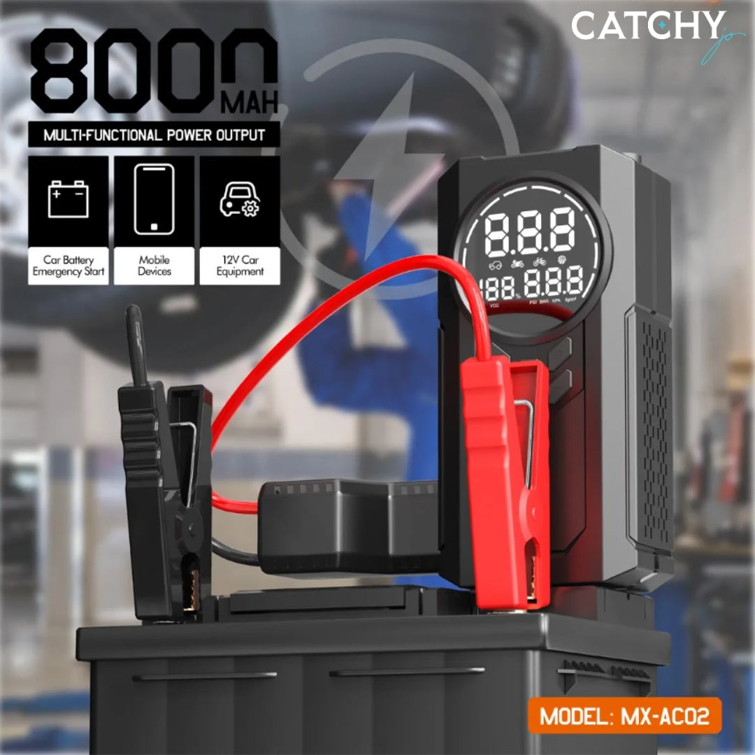 Moxom Portable Air Pump Powerbank (8000mAh)