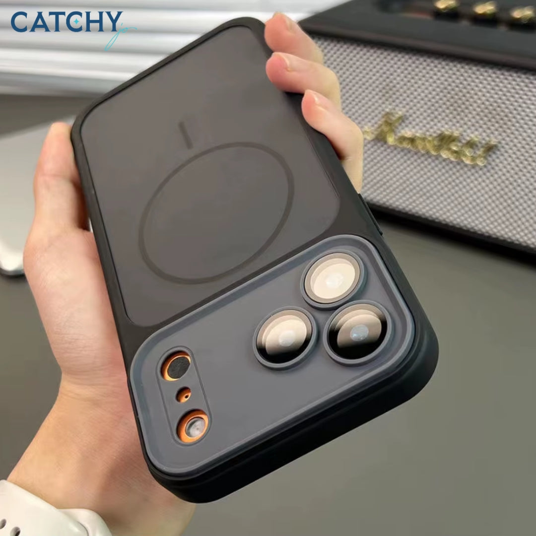 Plain Skin Feek Matte Magnetic Charging iPhone Case