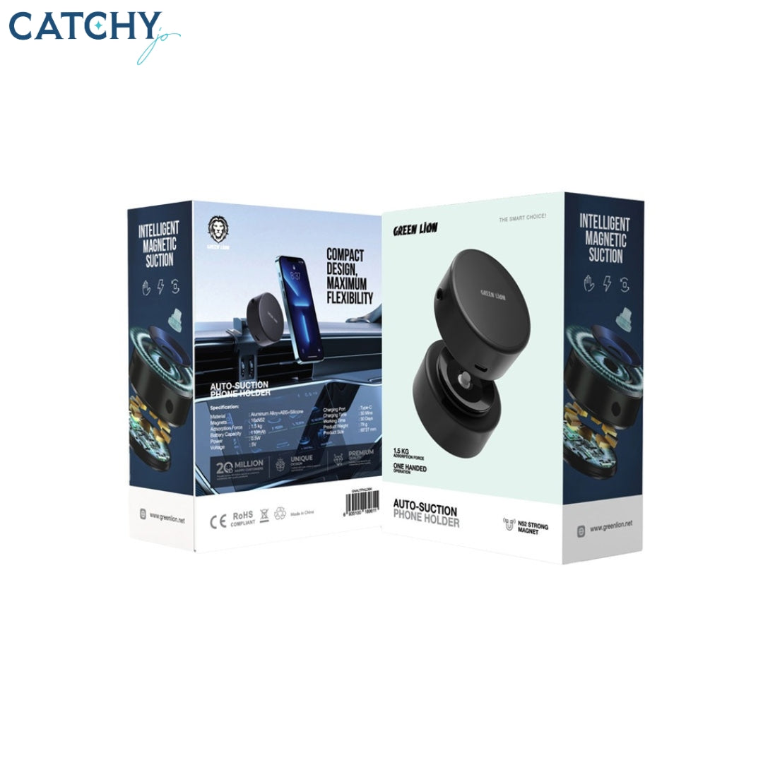Green Lion Auto-Suction Car Phone Holder