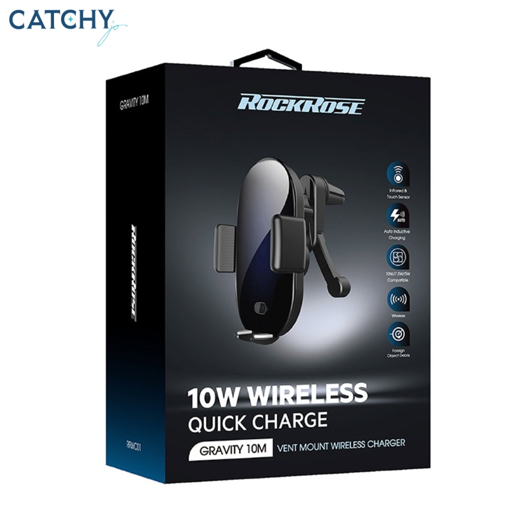 ROCKROSE Gravity Car Wireless Charger (10W)