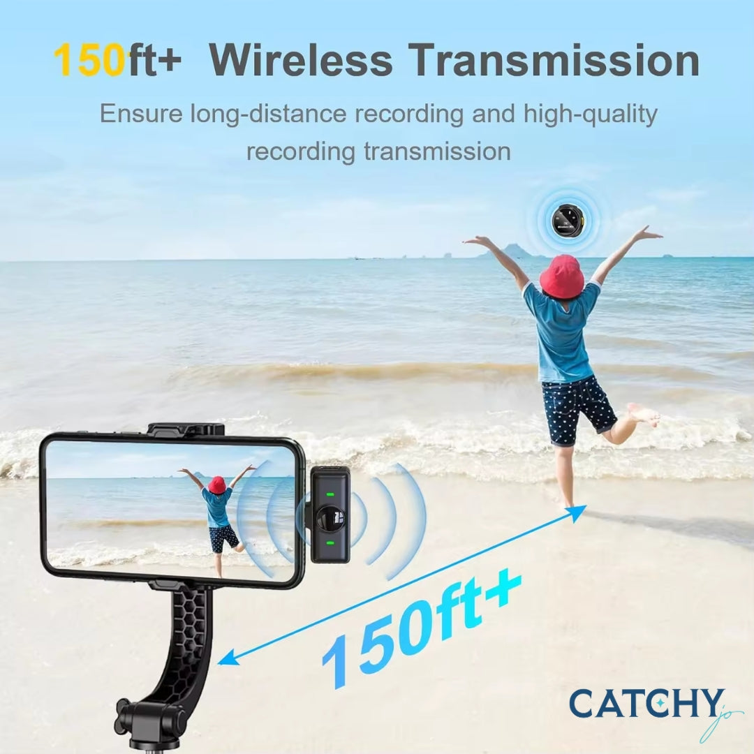 Mini Wireless Noise Cancelling Microphone