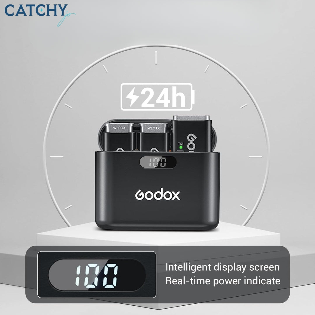 مجموعة ميكروفون لافالير لاسلكي GODOX Kit2