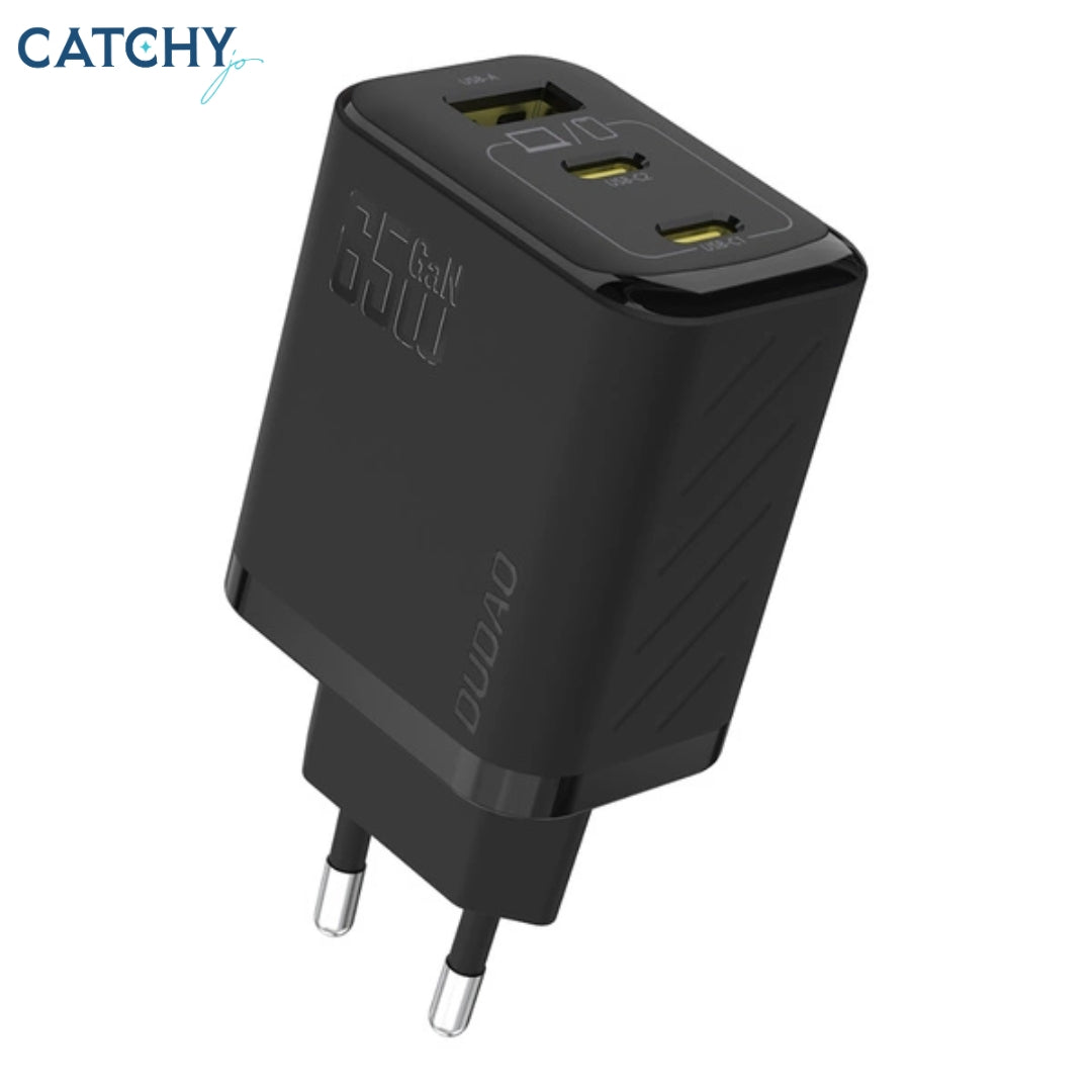 Dudao A29 GaN Wall Charger 2 x USB-C + 1 x USB-A (65W)
