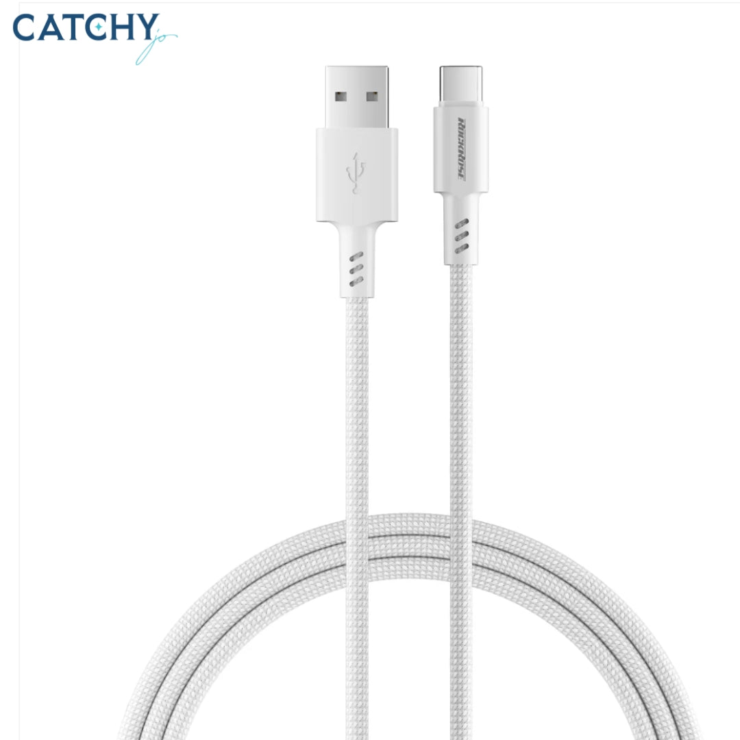 ROCKROSE Asics USB-A To Type-C Fast Charging & Data Sync Cable