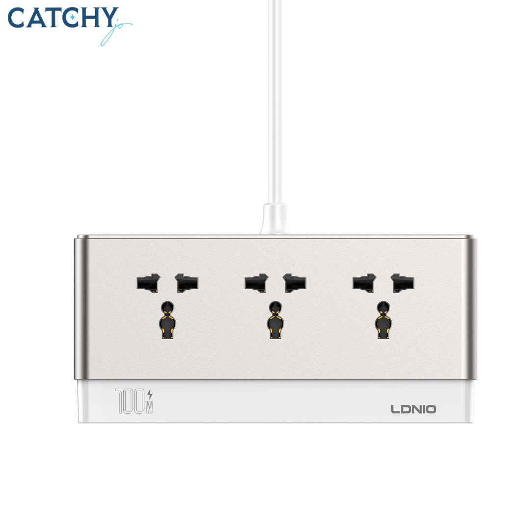 LDNIO SC3 Nitride Gallium Nitride Desktop Power Strip (100W)