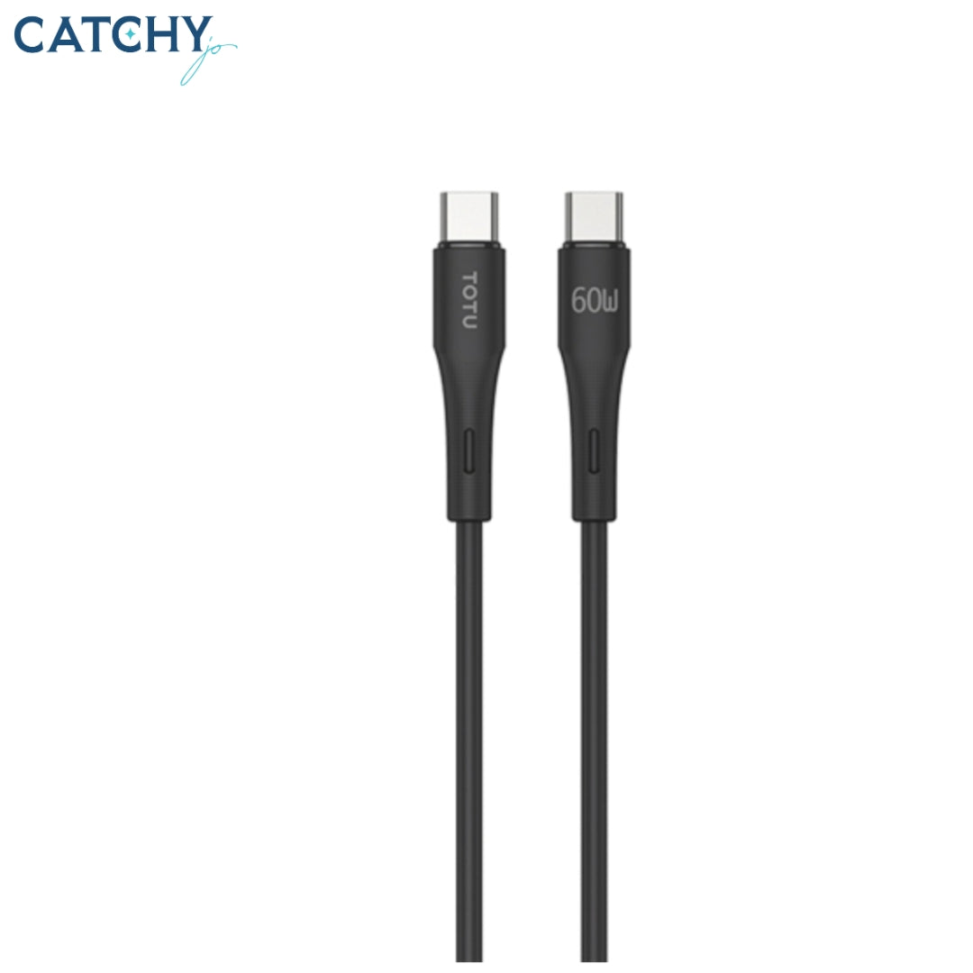 TOTU BT-022 Skin Sense Series Type-C to Type-C Silicone Data Cable (60W)