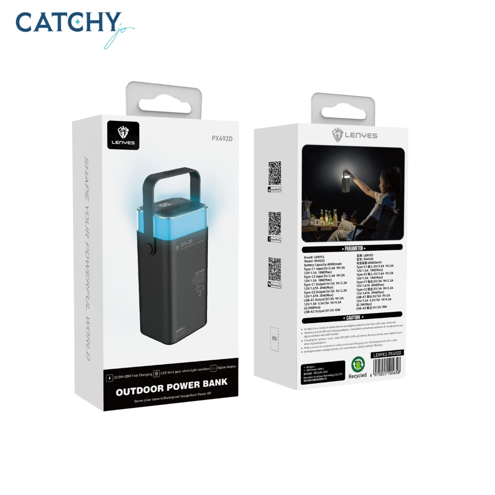 LENYES PX492D Powerbank (40000mAh)