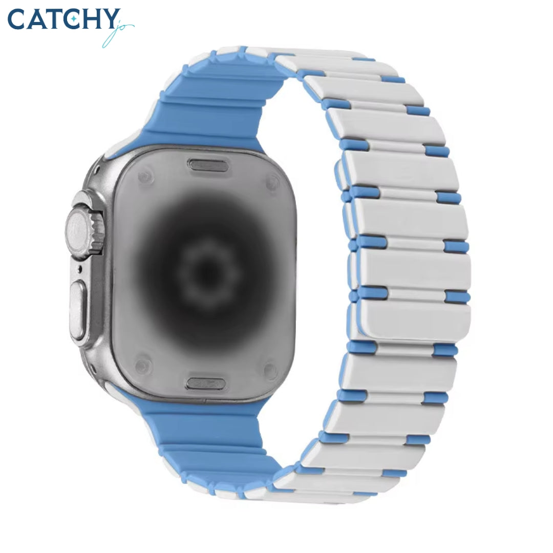 Two Color Sport Silicone Watch Apple Band