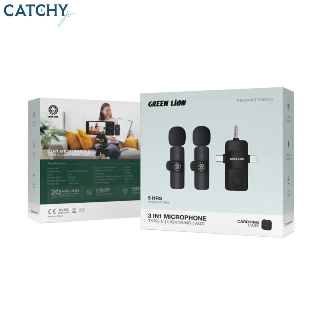 Green Lion 3 IN 1 Microphone