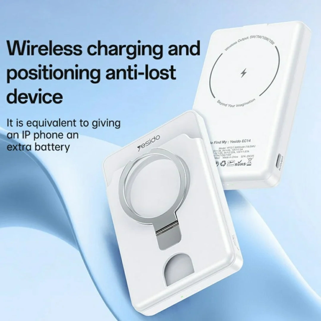 YESIDO YP73 Wireless Charging Power Bank (5000mAh)