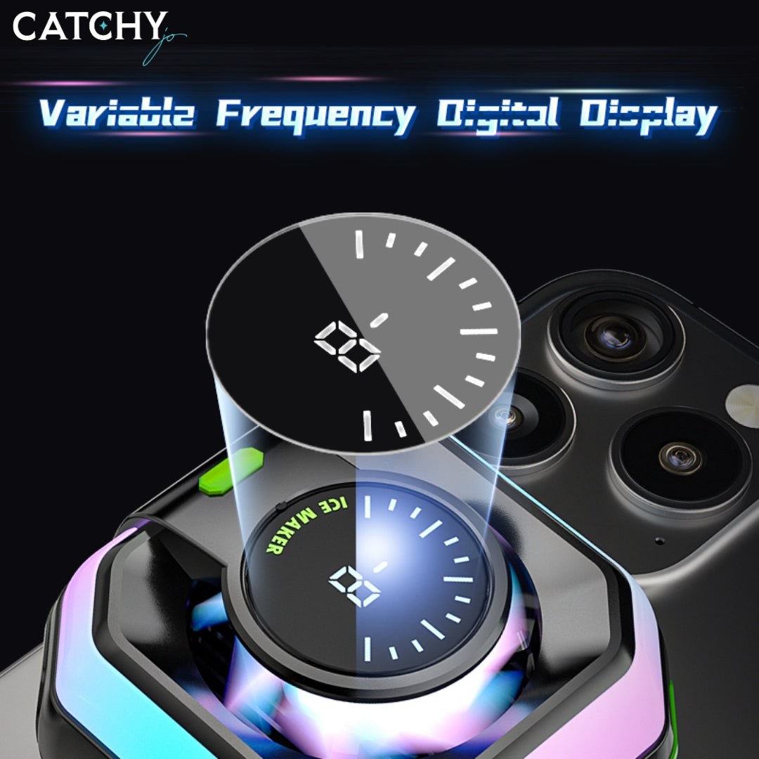 JS86 Digital Display Freeze & Magnetic Semiconductor Mobile Phone Cooler