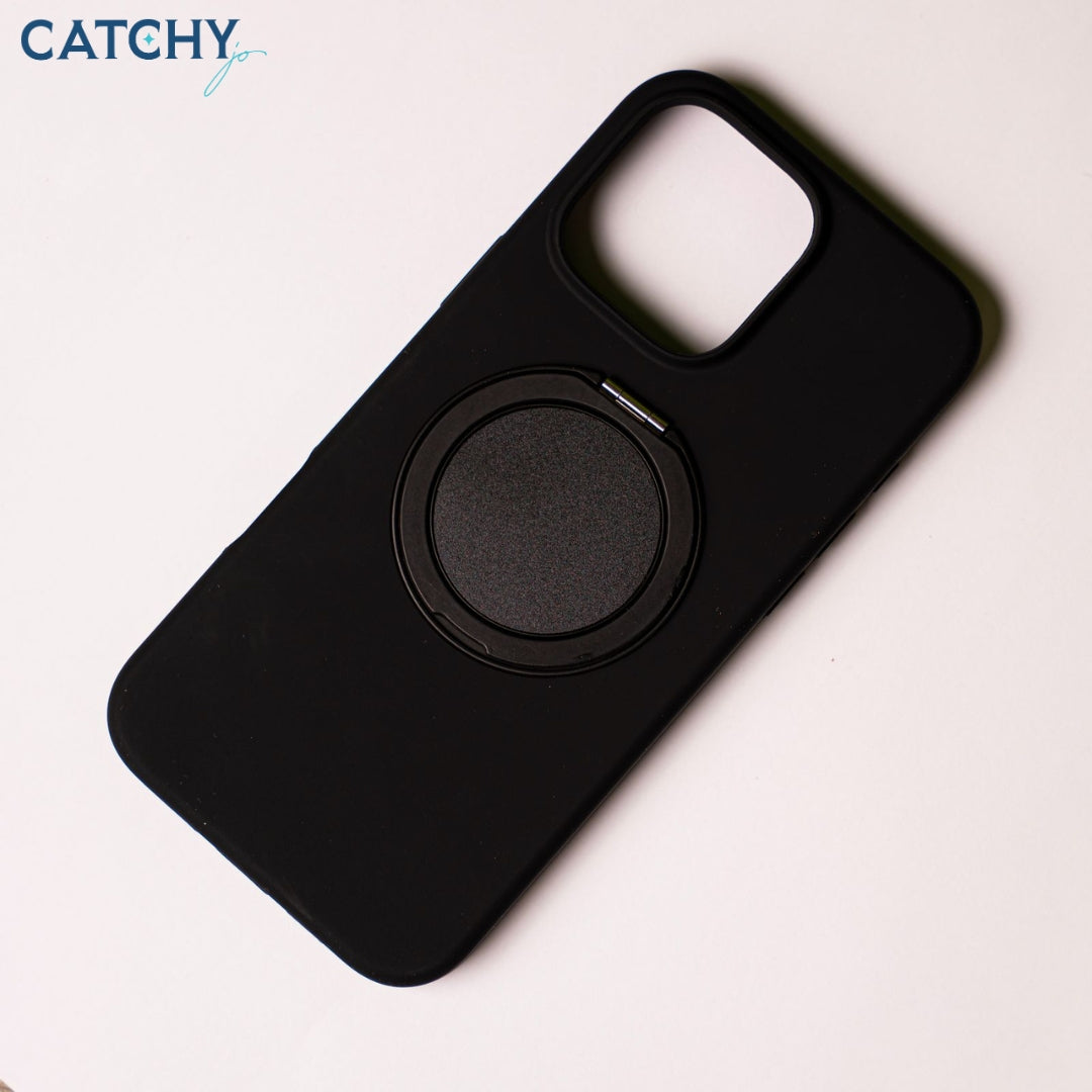 iPhone Silicone MagSafe Case With 360 Stand