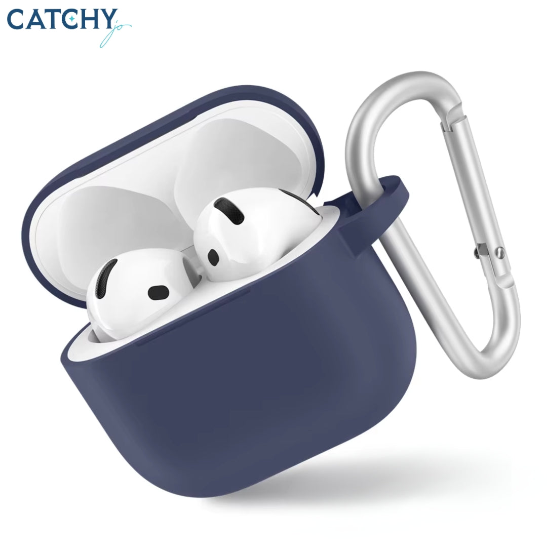 BLUEO AirPods Liquid Silicone Case With Keychain