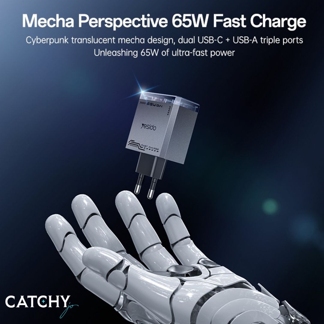 YESIDO YC101 Fast Charging Adapter (65W)