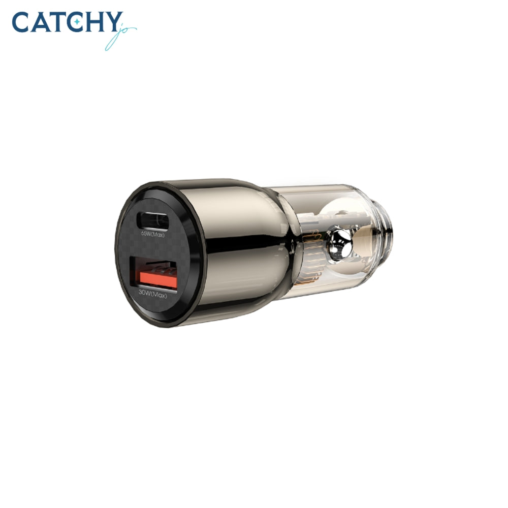 WiWU Fast Car Charger USB+Type-C (95W)