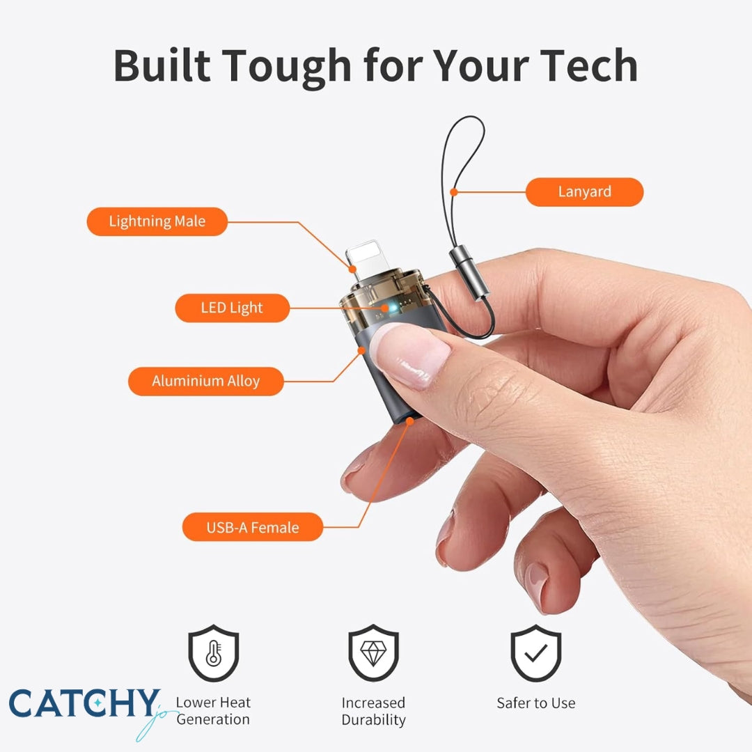 MCDODO USB-A To Lightning OTG Adapter