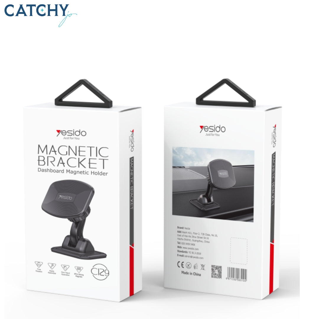 YESIDO C129 Magnetic 360 Degree Dashboard Car Phone Holder