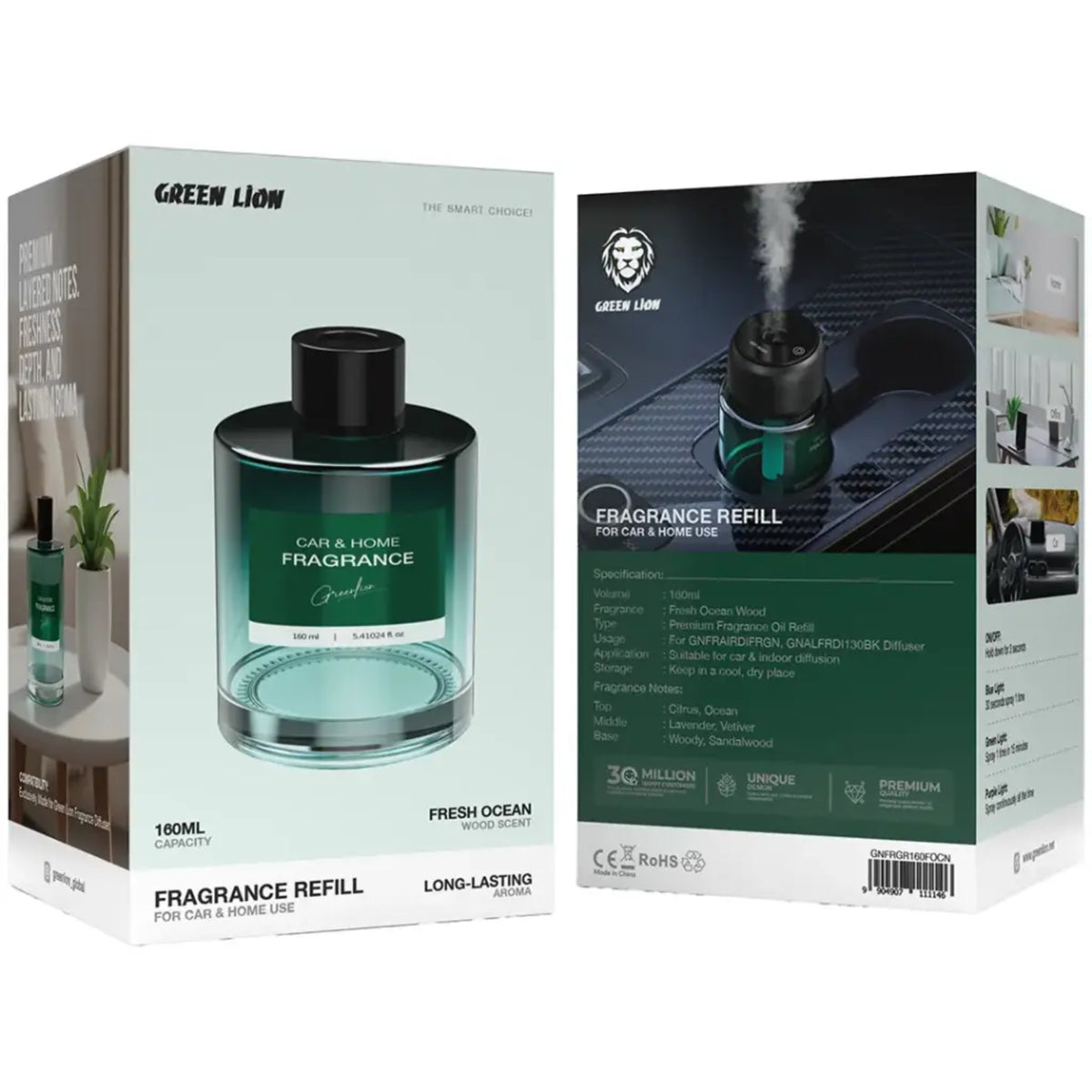 Green Lion Fragrance Refill Fragrance Diffuser