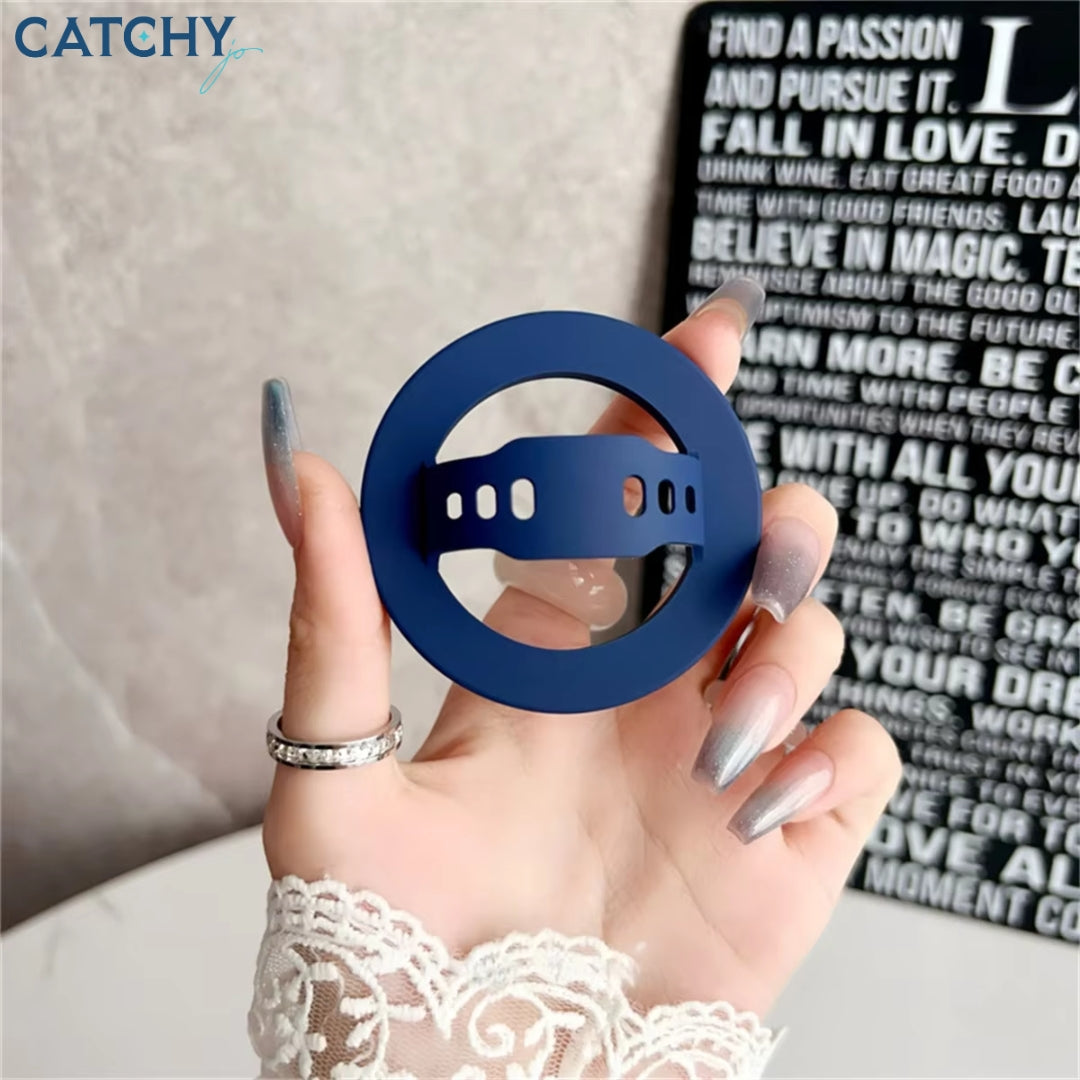 Hollow Strong Magnetic Liquid Silicone Comfortable Phone Holder