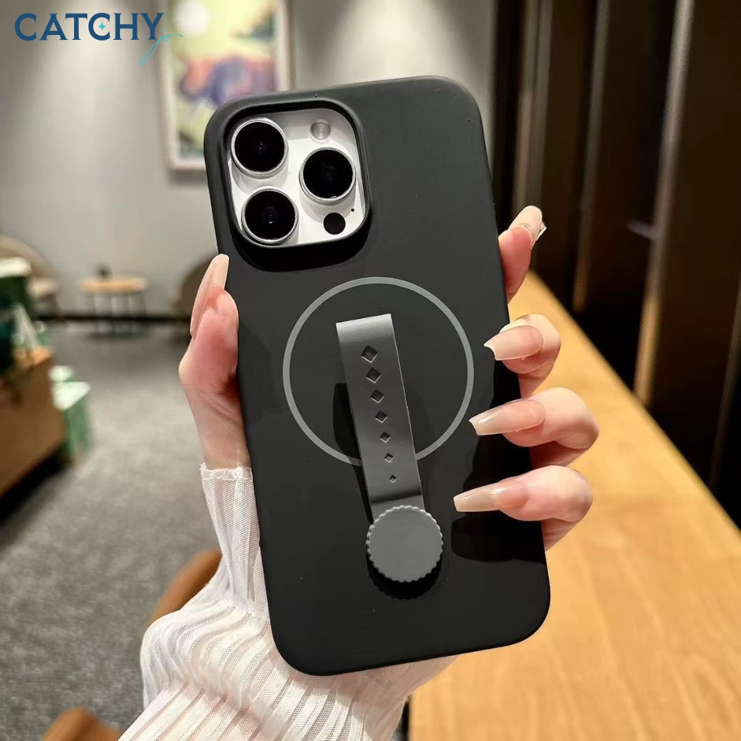 Silicone Magnetic Portable Function iPhone Case