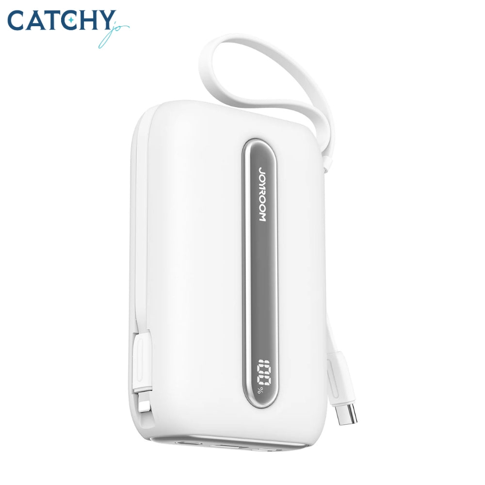 JOYROOM JR-L012 Mini Power Bank 10K With Dual Cables 22.5W (10000mAh)