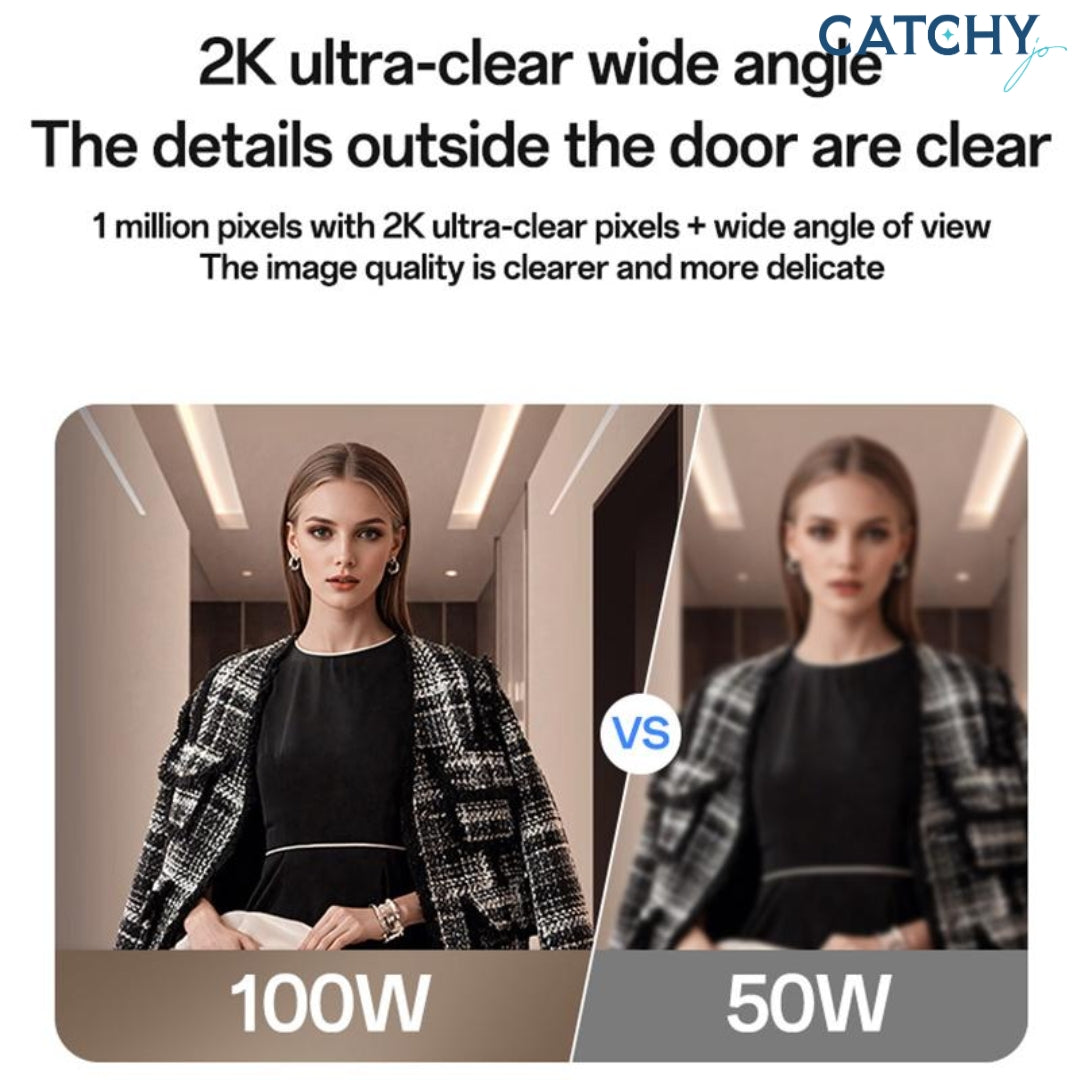 YESIDO KM27 FT Screen 2.4G Wireless Video Intercom Doorbell