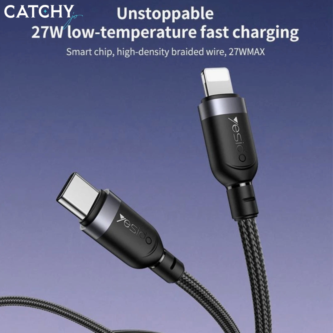YESIDO CA191 Type-C to Lightning Cable (27W)