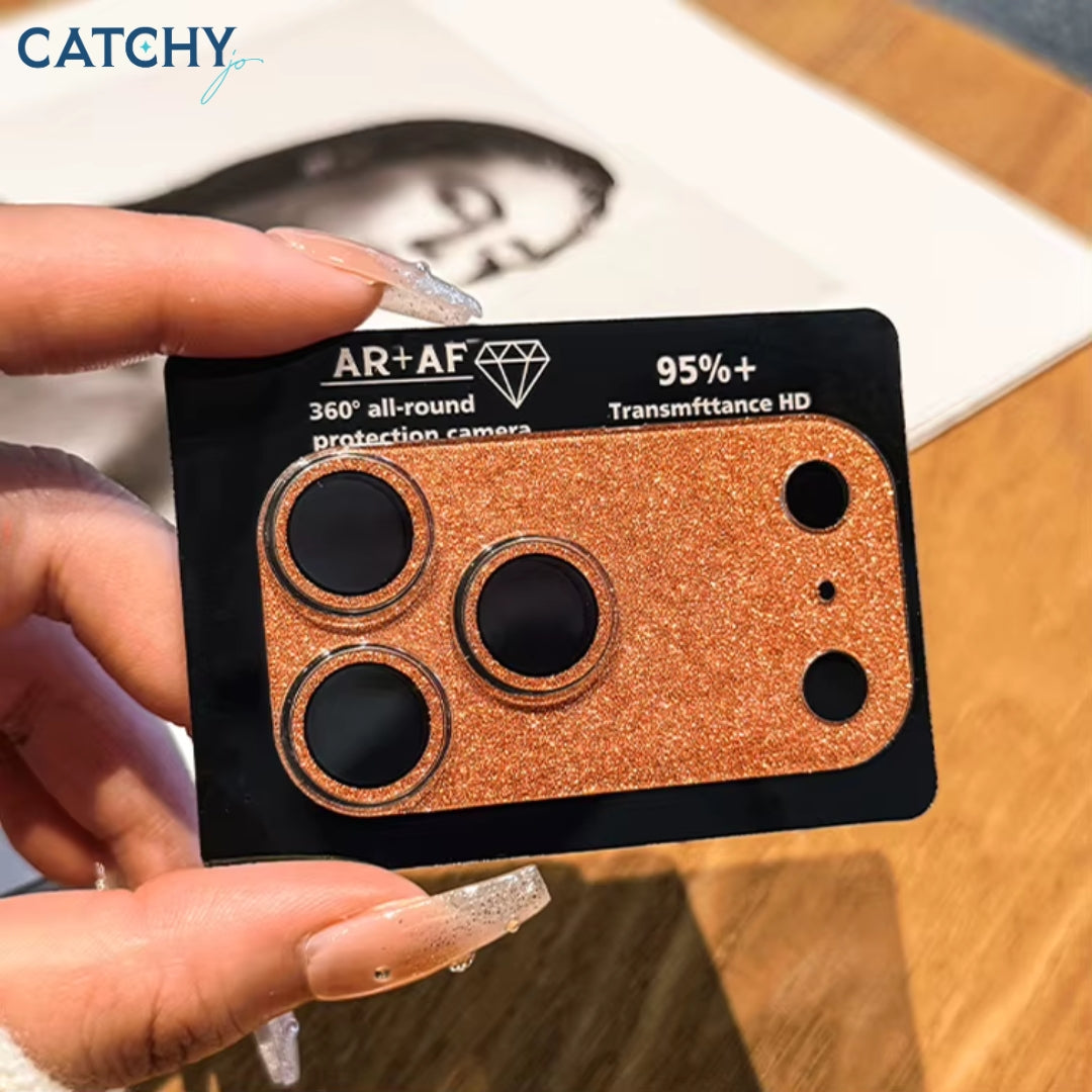 iPhone Air 3D Glitter Camera Lens Protector