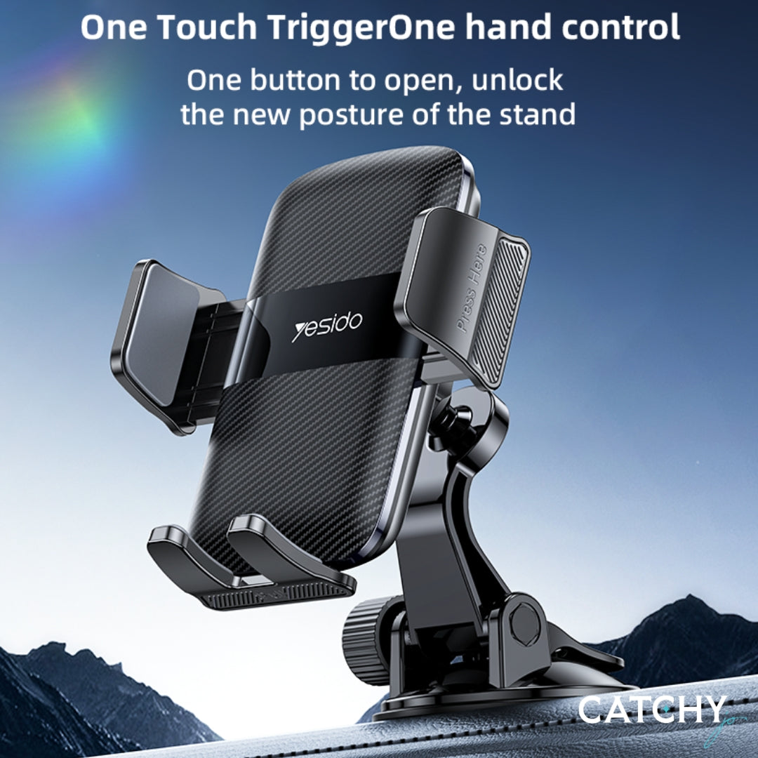 YESIDO C175 360 Adjustable Viewing Angle Car Phone Holder