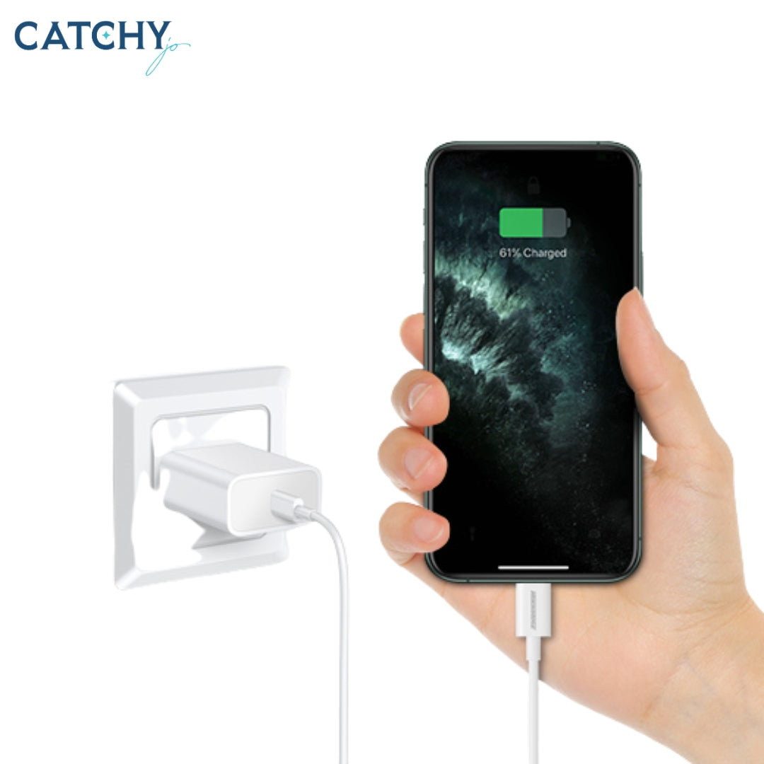 ROCKROSE IVORY CL Lightning To Type-C Charge & Sync Cable (1M)