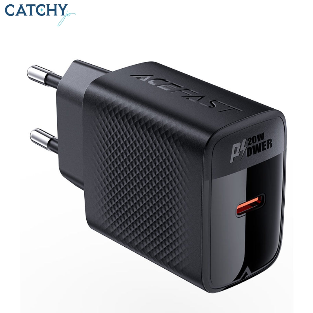 ACEFAST A82 شاحن جداري USB-C للاتحاد الأوروبي (20W)