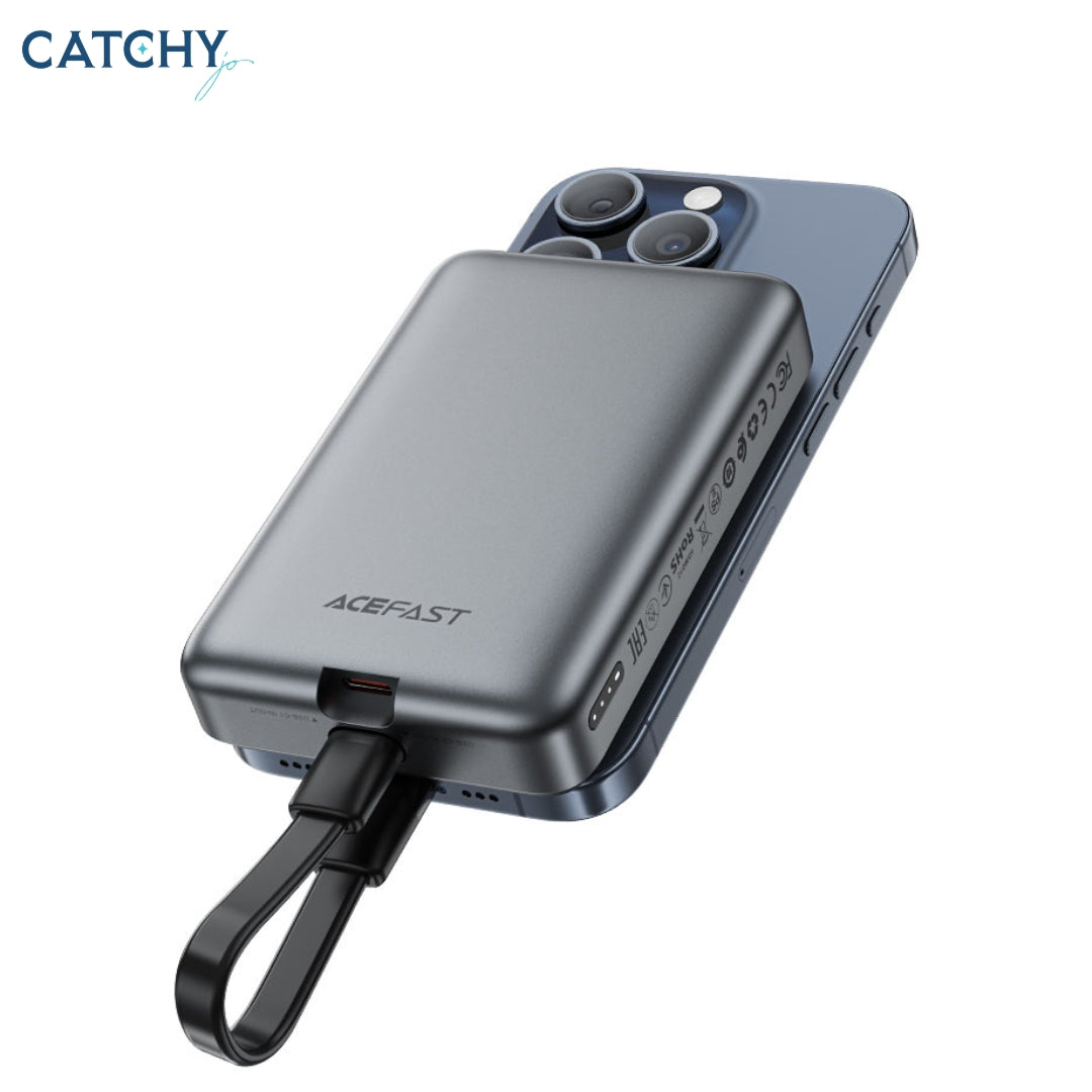 ACEFAST M10 Wireless Power Bank With Type-C Cable (10000mAh)