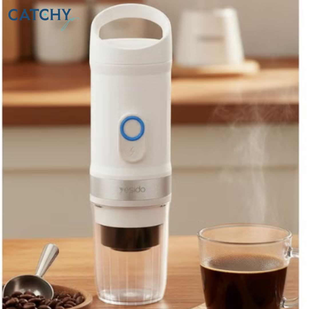 YESIDO EC30 Portable Coffee Maker For Capsules&Powder