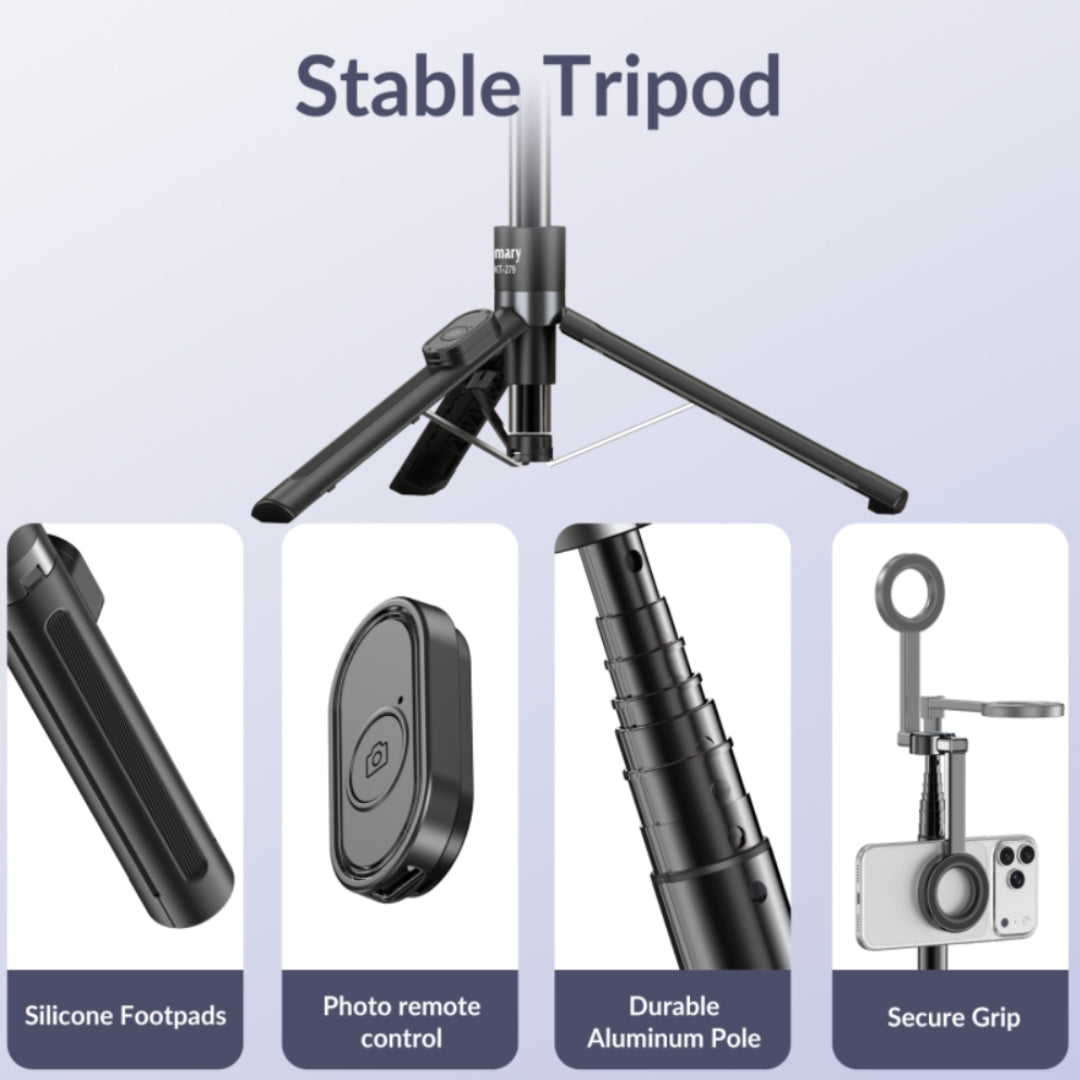JMARY KT-279 Magsafe Selfie Stick Tripod