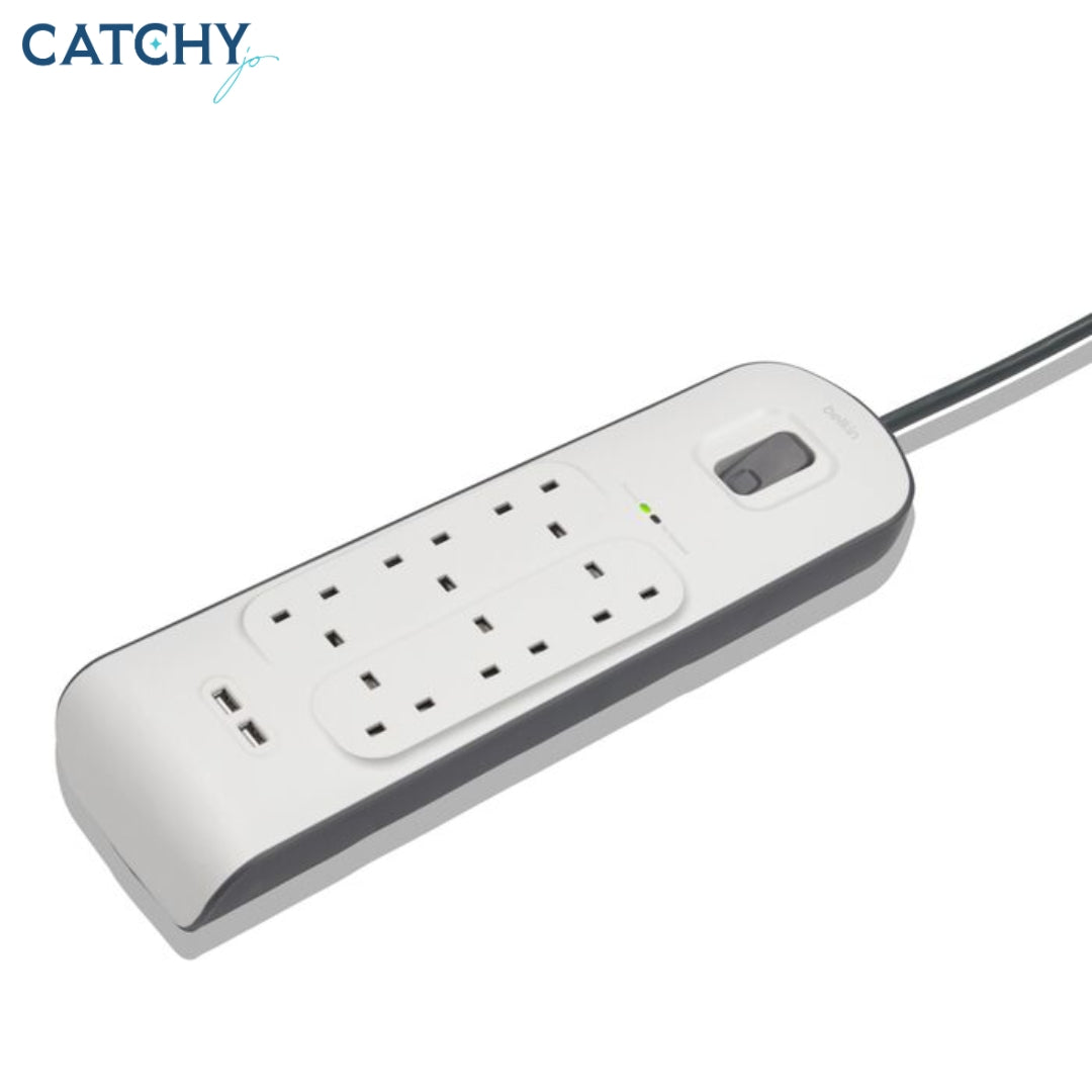 BELKIN USB Charging 6 Outlet Surge Protection Strip 2.4 AMP