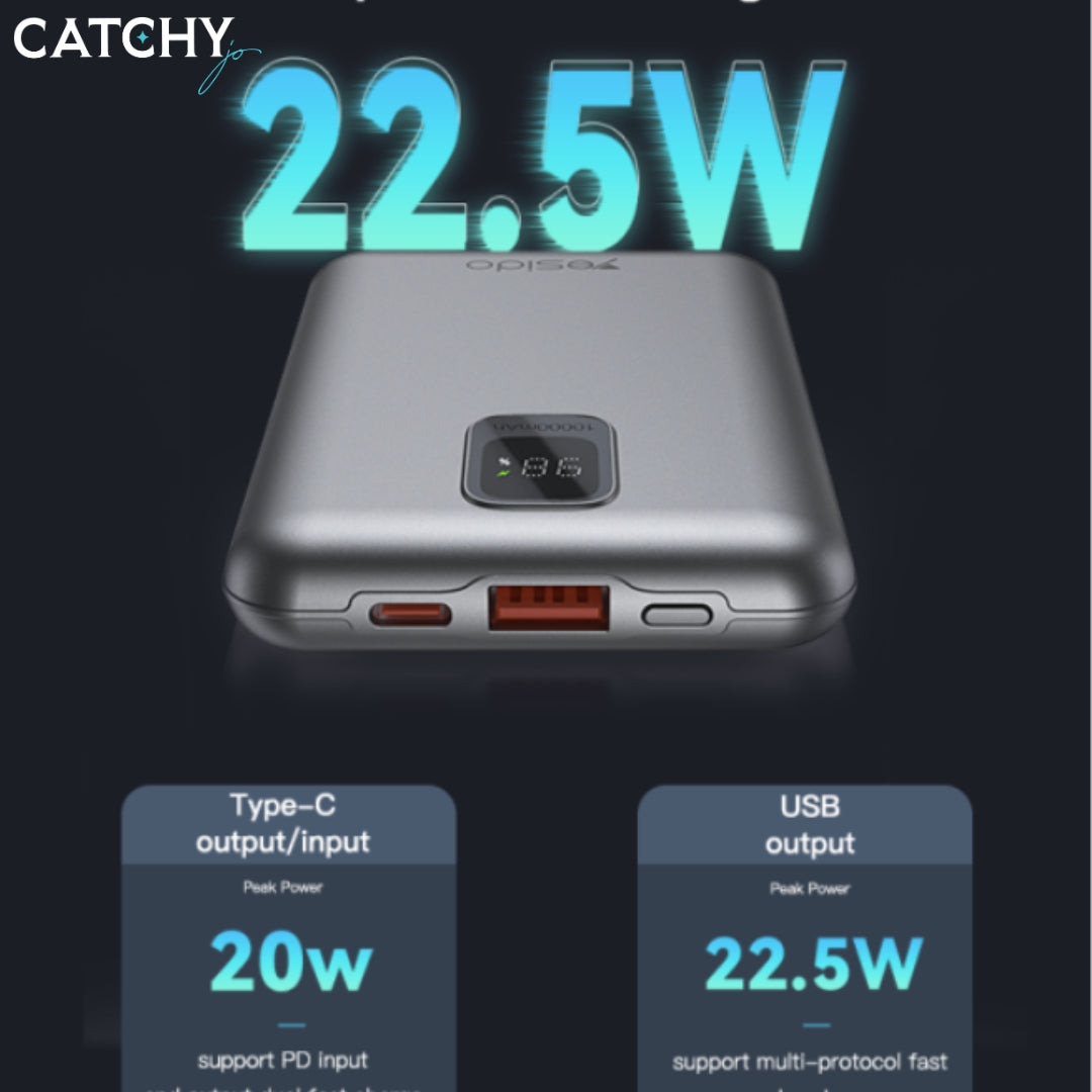 YESIDO YP46 Fast Charging MagSafe Battery Pack (10000mAh)