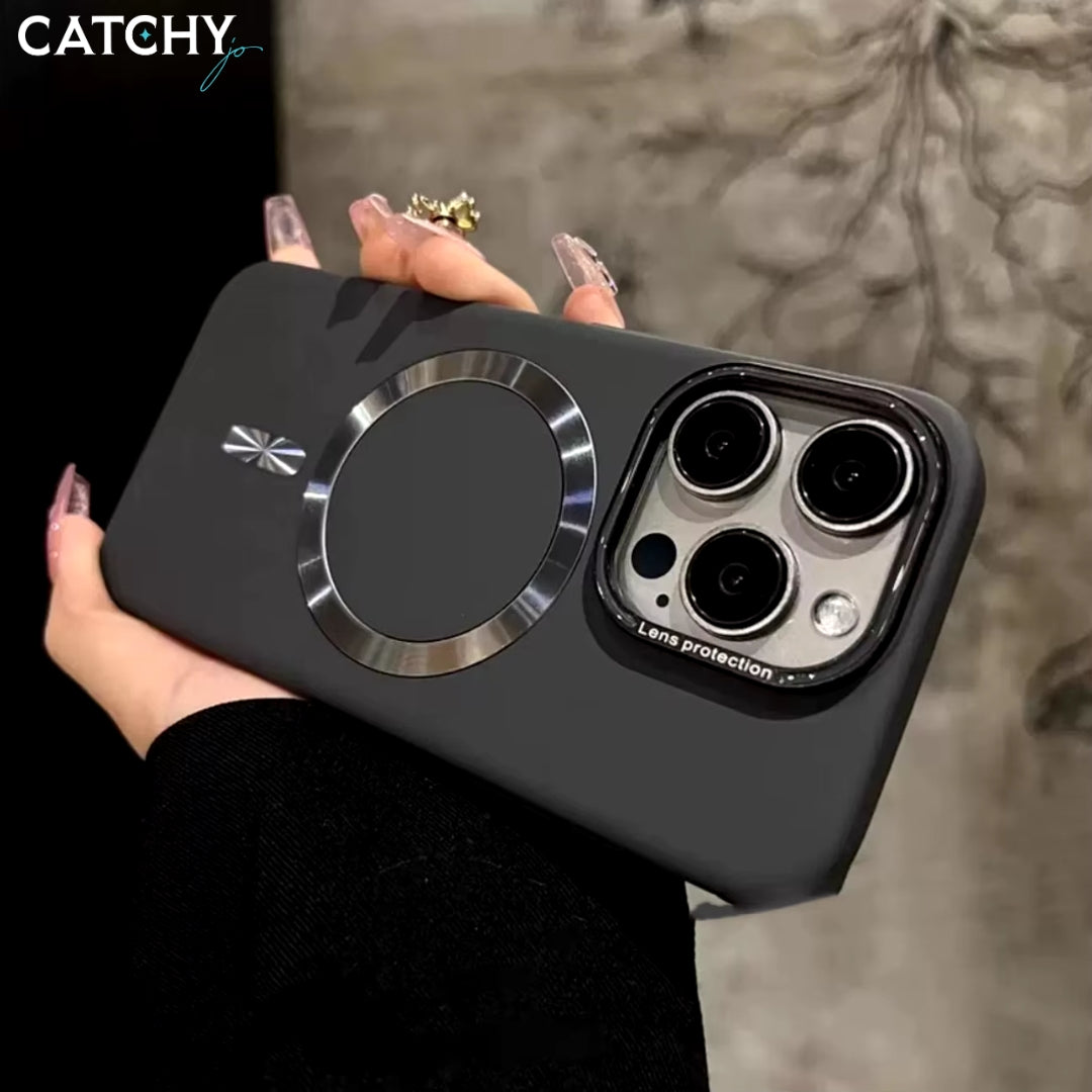 Luxury iPhone Matte Silicone Shockproof Case