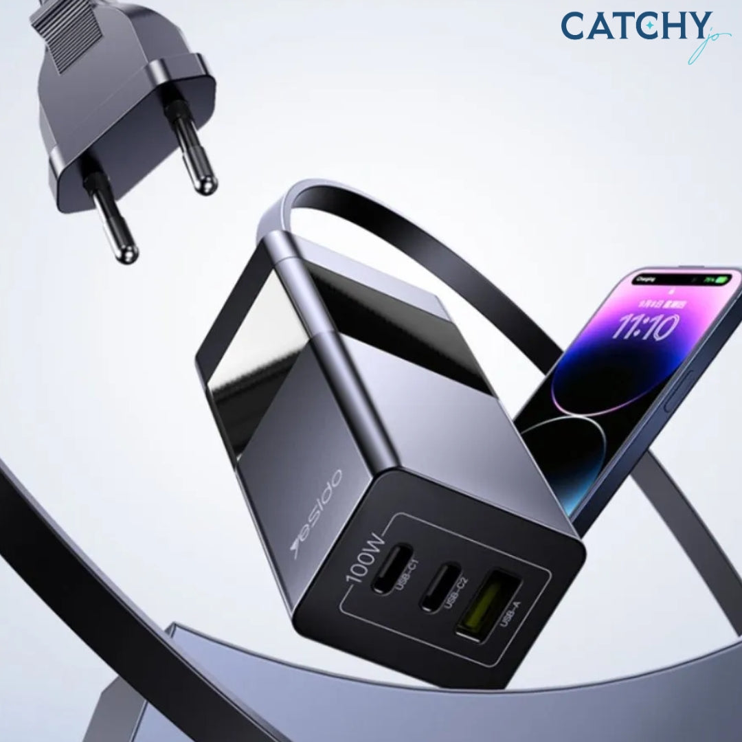 YESIDO YC58 Desktopt GaN Charger (100W)