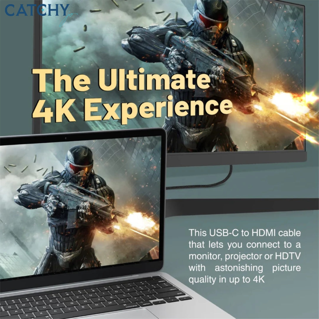 PROMATE HDMI-PD100 4K CrystalClarity USB-C to HDMI Cable