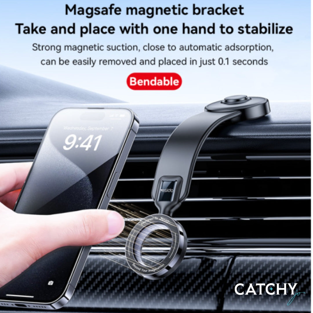 YESIDO C217 360 Rotation Memory Magnetic Car Phone Holder