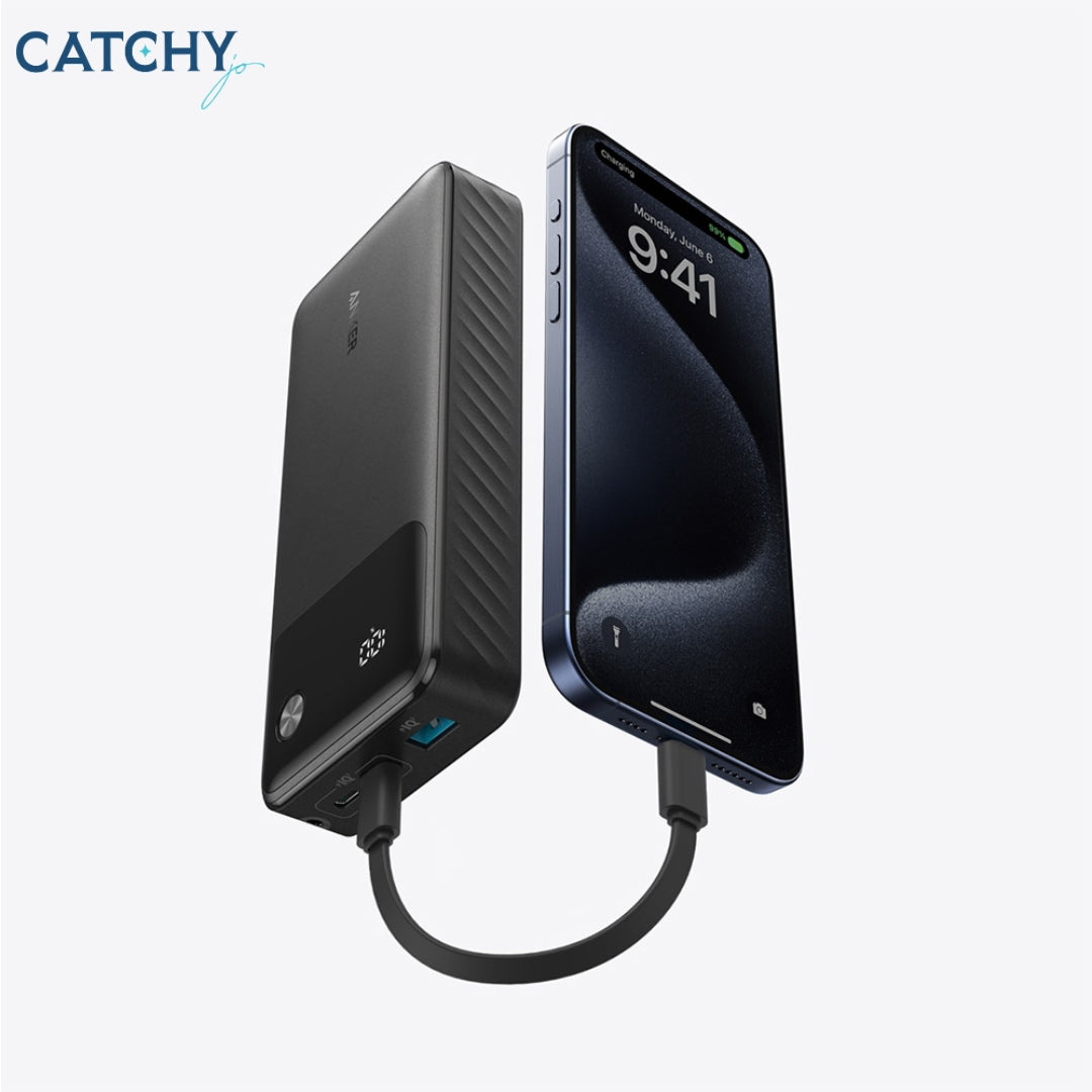Anker Power Bank With USB-C Cable Cable (20000mAh)